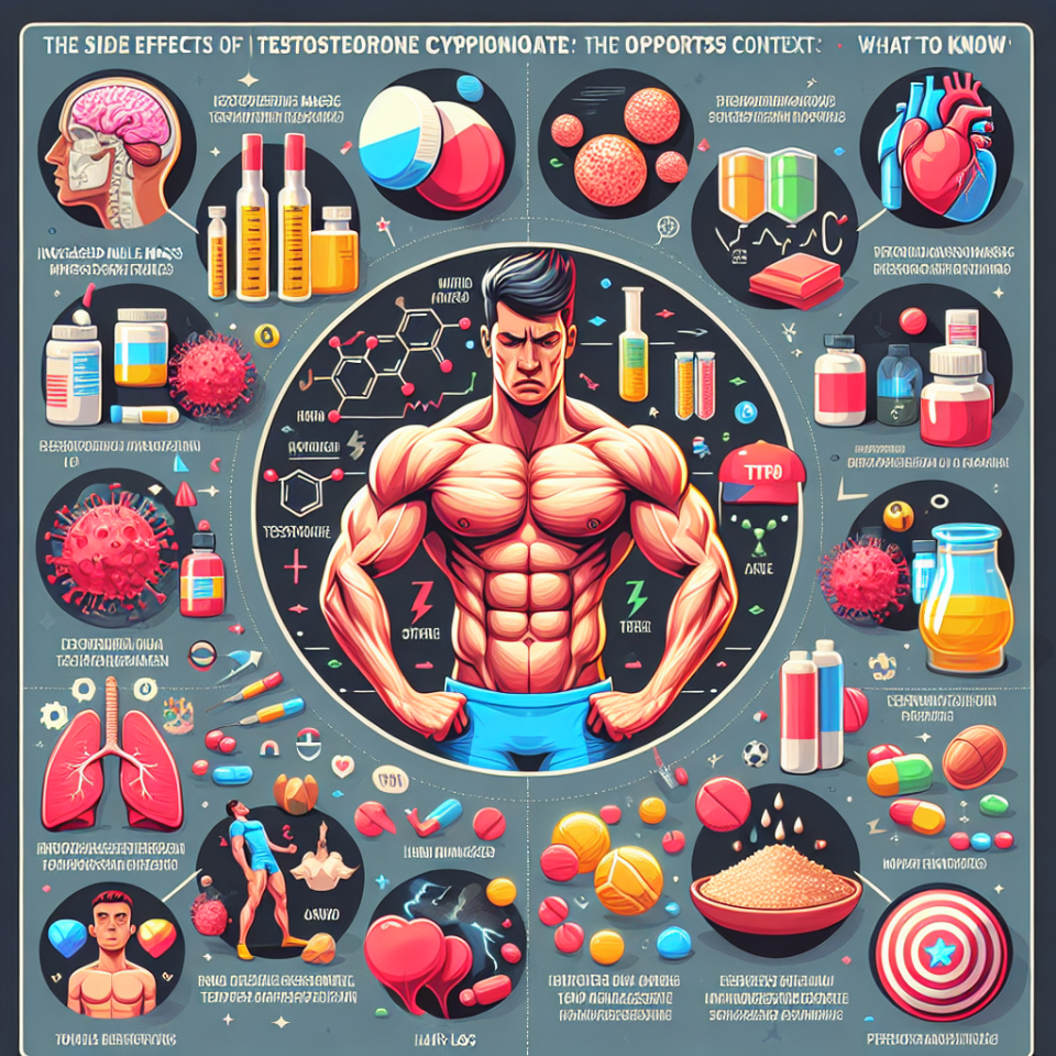 Effetti collaterali del testosterone cipionato nell'ambito sportivo: cosa sapere