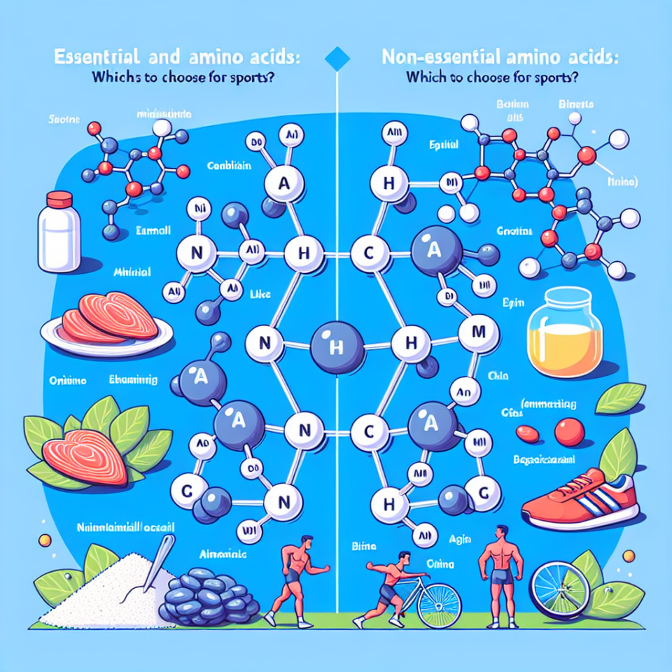 Aminoacidi essenziali e non essenziali: quale scegliere per lo sport?